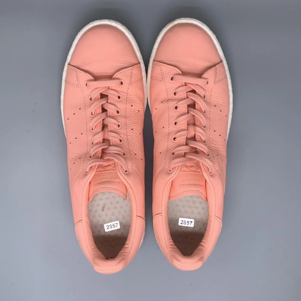 Adidas Stan Smith‎ Pink Boost Running Shoes BY2910 Men’s Sz 12
